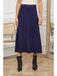 Joséfine Spódnica "Boniz" w kolorze granatowym rozmiar: L. Niebieskie spódnice Joséfine, na co dzień, l, bez wzorów, maxi. Za 148,61 zł.