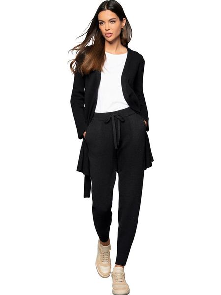 Heine Spodnie dresowe w kolorze czarnym rozmiar: 42. Czarne spodnie dresowe Heine, bez wzorów, z dresówki. Za 61,02 zł.