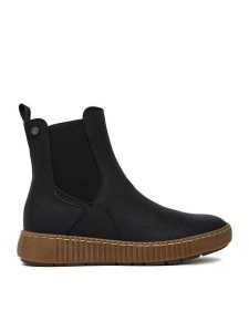 Go Soft Sztyblety CEO-WS5586-07 Czarny. Czarne botki Go Soft, bez wzorów, z materiału, bez obcasa, na płaskiej podeszwie, bez zapięcia. Za 179,99 zł.