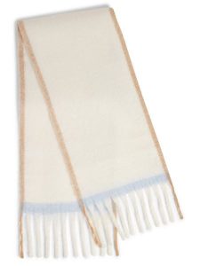 Marie Lund Szalik Kobiety niebieski|brązowy|biały, ONE SIZE. Białe szaliki Marie Lund, bez wzorów. Za 179,95 zł.