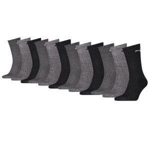 Skarpety sportowe Puma – 12 par – antracytowe/szare. Brązowe skarpetki Puma, bez wzorów, z bawełny. W wyprzedaży za 216,78 zł.
