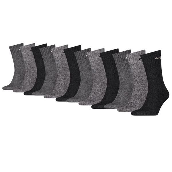 Skarpety sportowe Puma – 12 par – antracytowe/szare. Brązowe skarpetki Puma, bez wzorów, z bawełny. W wyprzedaży za 216,78 zł.