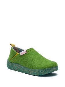 Comfortfusse Kapcie w kolorze zielonym rozmiar: 38. Zielone kapcie Comfortfüße, bez wzorów, z materiału. Za 218,57 zł.