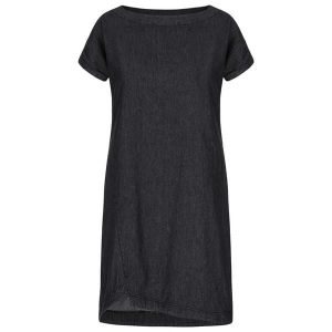 Sukienka damska Loap Diviniss, rozmiar S. Fioletowe sukienki ZOOPLEMENTS, na co dzień, na jesień, s, bez wzorów, z bawełny, sportowe, z asymetrycznym kołnierzem, bez ramiączek, asymetryczne. Za 219,99 zł.