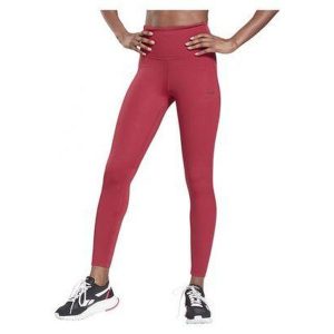 Legginsy Reebok TS Lux Perform Perf, Kobiety. Czerwone legginsy Reebok, bez wzorów, z nylonu. Za 390,00 zł.