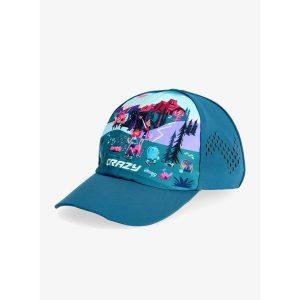 Czapka z daszkiem Crazy Cap Bro - i love mountain. Zielone czapki Crazy, bez wzorów, sportowe. Za 140,99 zł.