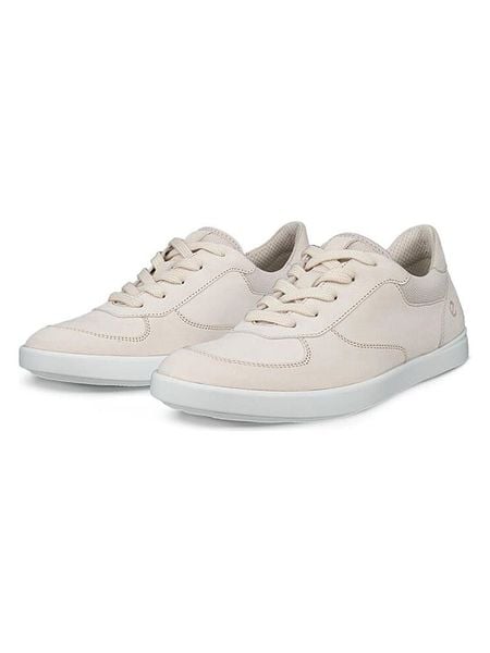 Ecco Skórzane sneakersy "Leisure" w kolorze beżowym rozmiar: 39. Brązowe trampki ecco, bez wzorów, bez zapięcia. Za 204,40 zł.