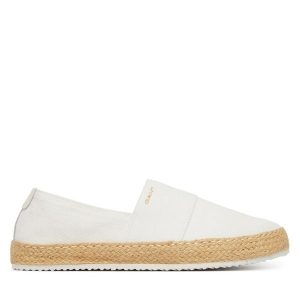 Espadryle Gant. Białe espadryle GANT, bez wzorów, bez obcasa. Za 369,99 zł.