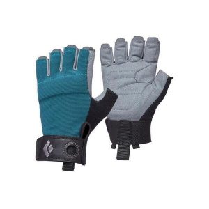 BLACK DIAMOND Rękawiczki damskie CRAG HALF-FINGER GLOVES-XS-Zielony. Zielone rękawiczki Black Diamond, bez wzorów. Za 72,99 zł.