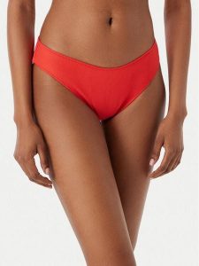 Selmark Dół od bikini BN306 Czerwony jasny. Czerwone bikini Selmark, bez wzorów, z syntetyku. Za 199,99 zł.