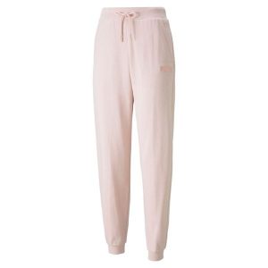 Puma Spodnie Her High Waist 58952836. Czerwone spodnie z wysokim stanem Puma, bez wzorów, z bawełny, z podwyższonym stanem, długie. Za 175,99 zł.