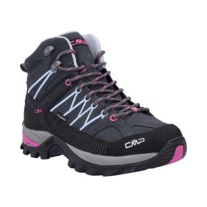 Buty trekkingowe damskie, CMP Rigel Mid. Czerwone buty sportowe CMP, z materiału, bez zapięcia. Za 349,99 zł.