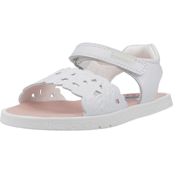 Sandały PABLOSKY 072800P Biały. Białe buty trekkingowe PABLOSKY, ze skóry, bez zapięcia. Za 251,99 zł.