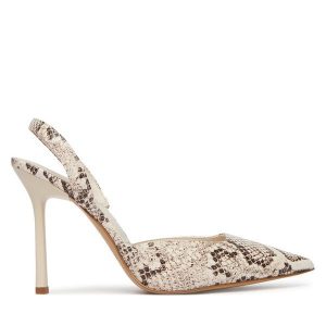 Szpilki Aldo. Brązowe szpilki ALDO, bez wzorów, bez obcasa. Za 359,99 zł.