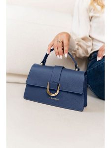 Lia Biassoni Skórzana torebka "Archiano" w kolorze granatowym - 25 x 16 x 8,5 cm rozmiar: onesize. Niebieskie torebki klasyczne Lia Biassoni, bez wzorów, z materiału, przez ramię, bez dodatków. Za 282,99 zł.