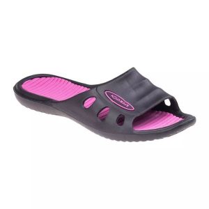 Klapki Aquawave manusa wmns W 92800487151 czarne. Czarne klapki bez wzorów, z materiału, bez obcasa. Za 87,50 zł.