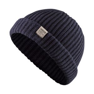 Czapka narciarska dla dorosłych Wedze Docker. Niebieskie czapki WED'ZE, bez wzorów, z materiału, sportowe. Za 59,99 zł.