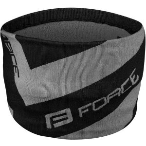 Chusta wielofunkcyjna dla dorosłych sportowa Force Arrow zimowa. Czarne apaszki i chusty FORCE, bez wzorów, sportowe. Za 39,90 zł.