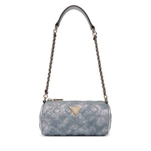 Torebka Guess. Niebieskie torebki klasyczne Guess, z aplikacjami, bez dodatków. Za 549,99 zł.