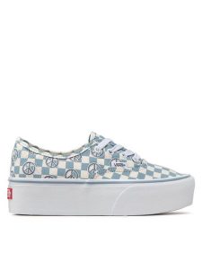 Vans Tenisówki Authentic Stac VN0A5KXXBD21 Błękitny. Niebieskie trampki Vans, bez wzorów, z materiału, bez zapięcia. Za 209,99 zł.