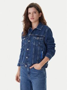 Karl Lagerfeld Jeans Kurtka jeansowa A1W14002 Niebieski Regular Fit. Niebieskie kurtki Karl Lagerfeld Jeans, xs, bez wzorów, z bawełny, bez kaptura. Za 529,99 zł.