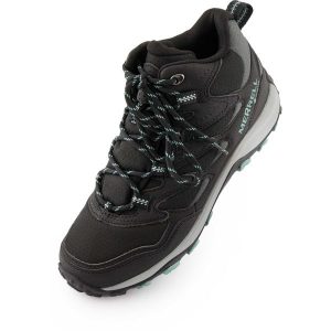 Buty turystyczne damskie Merrell West Rim Sport Mid GTX. Czarne buty trekkingowe Givova, bez zapięcia. Za 339,00 zł.