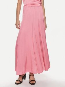 ViCOLO Spódnica midi TB0036 Różowy Regular Fit. Czerwone spódnice ViCOLO, s, bez wzorów, z wiskozy, midi. Za 269,99 zł.
