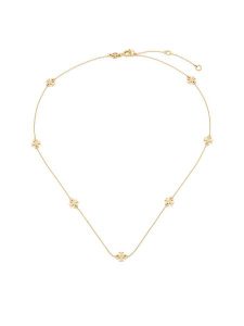Tory Burch Naszyjnik Delicate Icon 184442 Złoty. Żółte naszyjniki Tory Burch, metalowe. Za 834,99 zł.