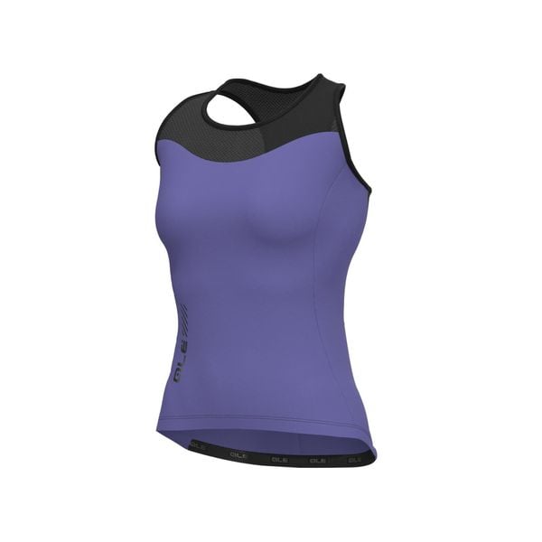 Koszulka rowerowa damska Alé Cycling Solid Color Block Tank Top. Czarne koszule nocne Ale Cycling, bez wzorów, bez ramiączek. W wyprzedaży za 201,45 zł.
