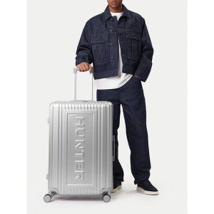 Walizka duża Hunter. Szare walizki Hunter, bez wzorów, duże. Za 399,99 zł.