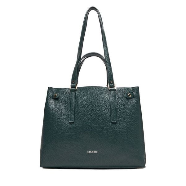 Torebka Lasocki. Zielone torebki klasyczne Lasocki, bez wzorów, bez dodatków. Za 199,99 zł.