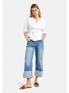 Smith & Soul Bluzka w kolorze białym rozmiar: S. Białe bluzki Smith & Soul, s, bez wzorów, bez kołnierzyka, bez ramiączek. Za 173,99 zł.