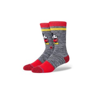 Skarpety turystyczne Stance Vintage Disney 2020. Szare skarpetki Stance, bez wzorów. Za 58,99 zł.