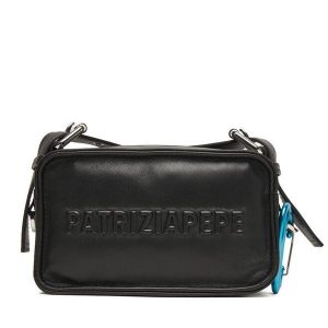 Torebka Patrizia Pepe. Czarne torebki klasyczne Patrizia Pepe, bez wzorów, bez dodatków. Za 699,99 zł.