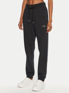 Pinko Spodnie dresowe Carico 100371 A27V Czarny Regular Fit. Czarne spodnie dresowe Pinko, s, bez wzorów, z bawełny. Za 489,99 zł.