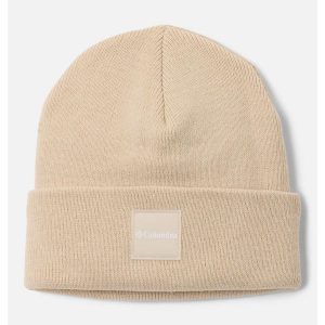 Czapka zimowa Columbia City Trek Heavyweight Beanie - dark stone. Brązowe czapki Columbia, bez wzorów, sportowe. Za 71,99 zł.