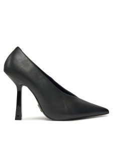 Steve Madden Szpilki Sedona SM11003443 Czarny. Czarne szpilki Steve Madden, bez wzorów, ze skóry, bez obcasa. Za 379,99 zł.