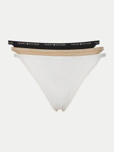 Tommy Hilfiger Komplet 3 par stringów UW0UW05754 Kolorowy. Komplety bielizny TOMMY HILFIGER, bez wzorów, z syntetyku. Za 119,99 zł.