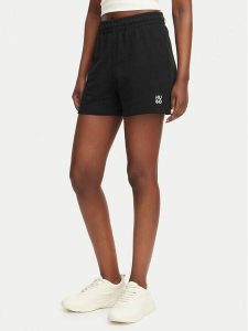 HUGO Szorty sportowe Ninosta 50536943 Czarny Relaxed Fit. Czarne spodenki sportowe Hugo, l, bez wzorów, z bawełny. Za 296,99 zł.