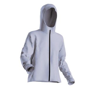 Kurtka turystyczna damska Quechua MH100. Zielone kurtki QUECHUA, m, bez wzorów, z materiału, bez kaptura. Za 199,99 zł.