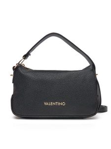 Valentino Torebka Peonies Re VBS8NH13 Czarny. Czarne listonoszki Valentino, bez wzorów, ze skóry, bez dodatków. Za 369,99 zł.