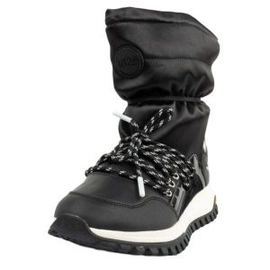 Skórzane Buty Śniegowe Womens/Ladies Warmer Overcloud. Czarne buty zimowe Colmar, bez obcasa, bez zapięcia. Za 451,99 zł.