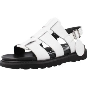 Sandały KICKERS NEOSINEAD Biały. Białe sandały Kickers, bez wzorów, ze skóry, bez obcasa, bez zapięcia. Za 291,99 zł.