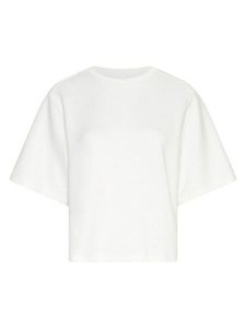 MOSS COPENHAGEN Bluza w kolorze białym rozmiar: L/XL. Białe bluzy Moss Copenhagen, l, bez wzorów, bez kaptura. Za 149,95 zł.