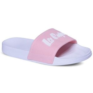 Klapki Lee Cooper W LCW-25-07-3520LA różowe. Czerwone klapki bez wzorów, z gumy, bez obcasa. Za 195,96 zł.