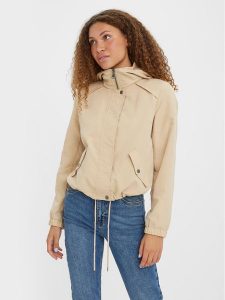 Vero Moda Kurtka przejściowa Zoa 10278214 Beżowy Regular Fit. Brązowe kurtki Vero Moda, xl, bez wzorów, z syntetyku, bez kaptura. Za 139,99 zł.