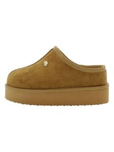 U.S. Polo Assn. Kapcie w kolorze jasnobrązowym rozmiar: 35. Brązowe kapcie U.S. Polo Assn., bez wzorów. Za 144,92 zł.