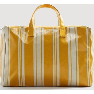 Mango - Torebka Plastic. Szare shopper bag marki Mango, z bawełny. W wyprzedaży za 69,90 zł.