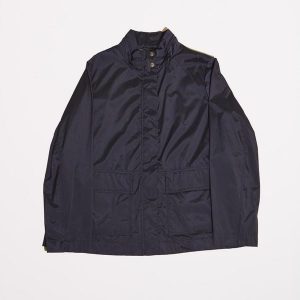 Kurtka GEOX W DANDRA Niebieski. Niebieskie kurtki Geox, bez wzorów, z tkaniny, bez kaptura. Za 445,99 zł.