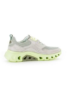 Gabor Skórzane sneakersy w kolorze biało-zielonym rozmiar: 39. Białe trampki Gabor, bez wzorów, bez zapięcia. Za 350,45 zł.